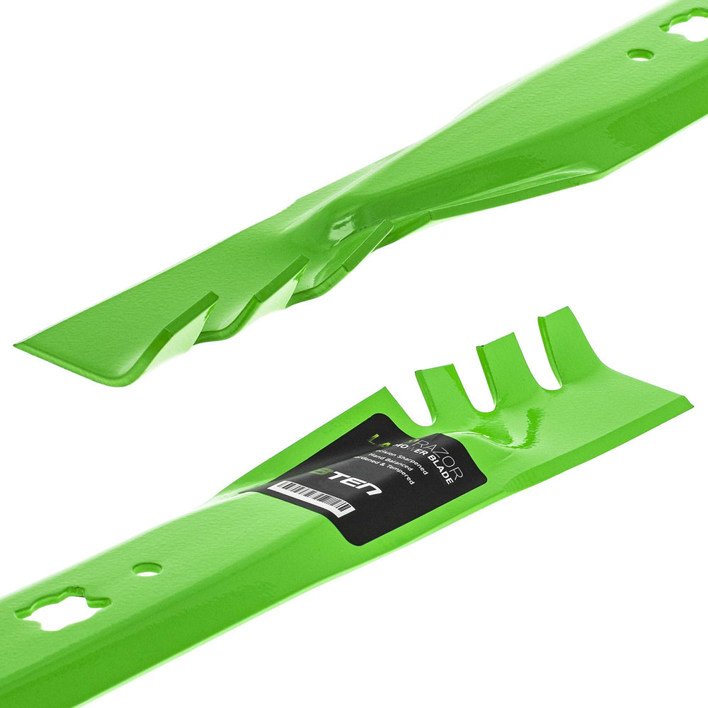 8TEN blade dimensions and 11/16" center hole for correct OEM alignment