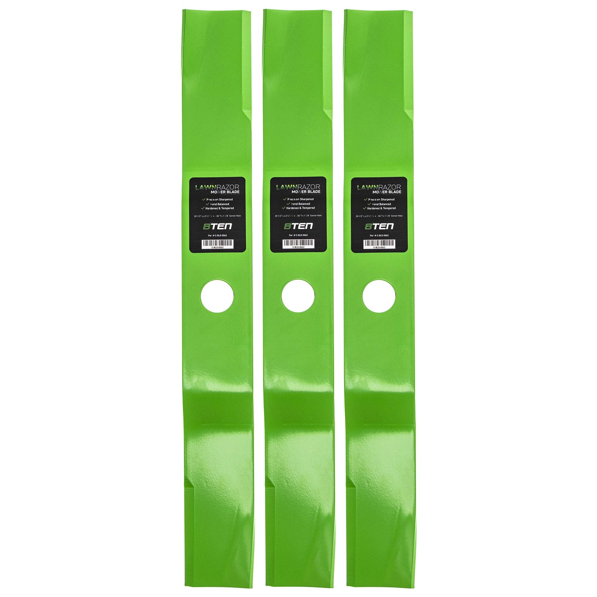 8TEN blade front packaging showing fitment and benefits