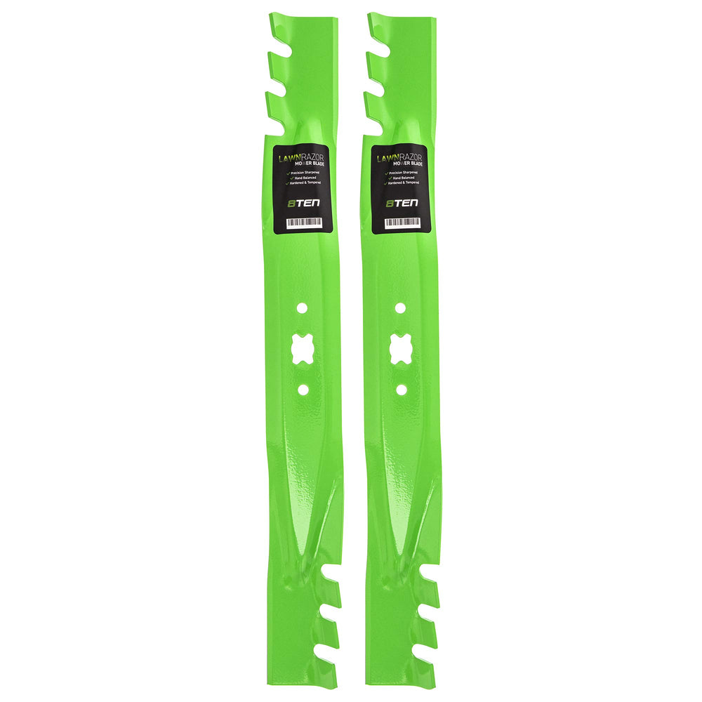 8TEN blade front view showing fit and durable finish for reliable cuts