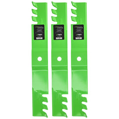 8TEN blade pack front view showing three blades and fitment info, durable replacement