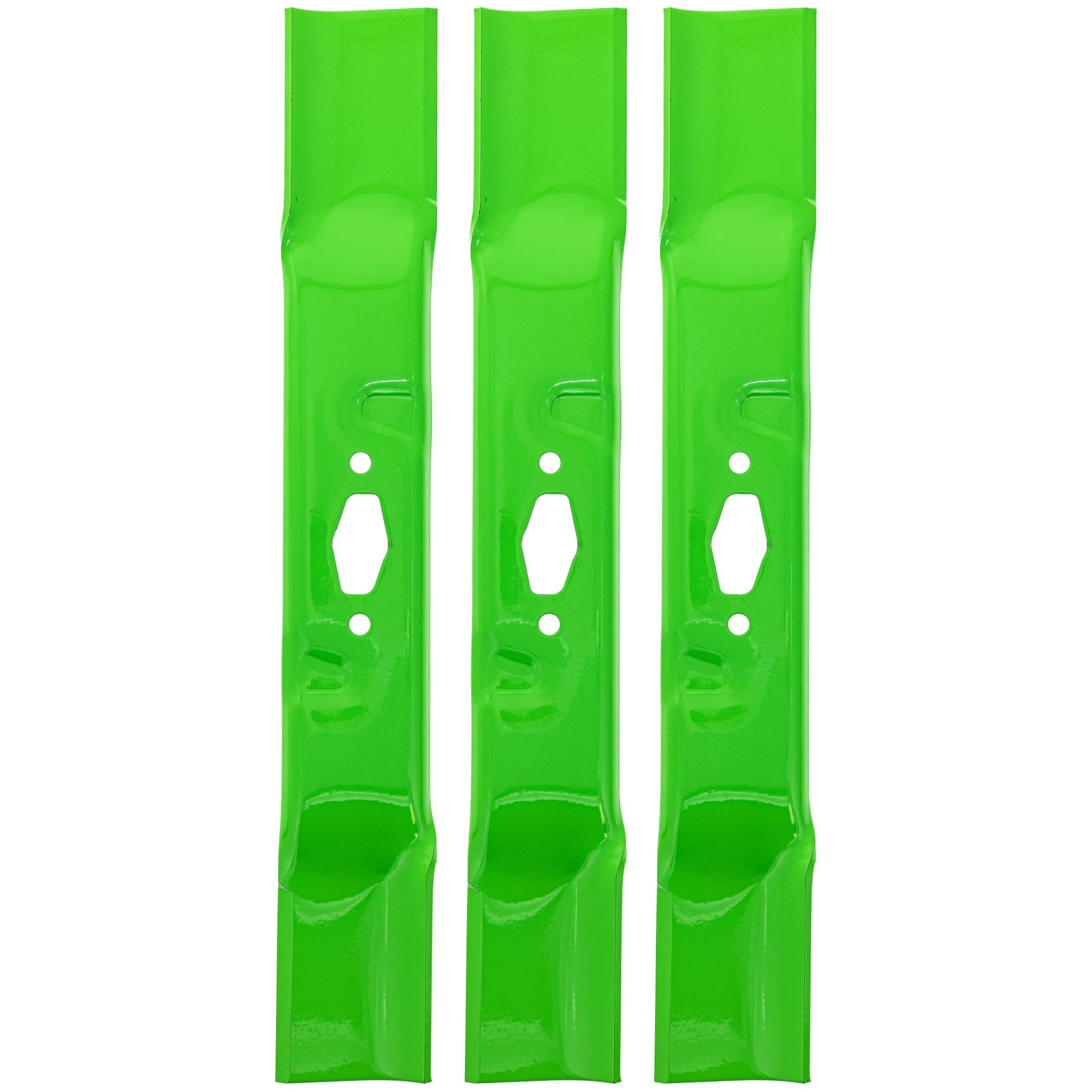 8TEN blade front pack view showing three blades and clear label, dependable replacement