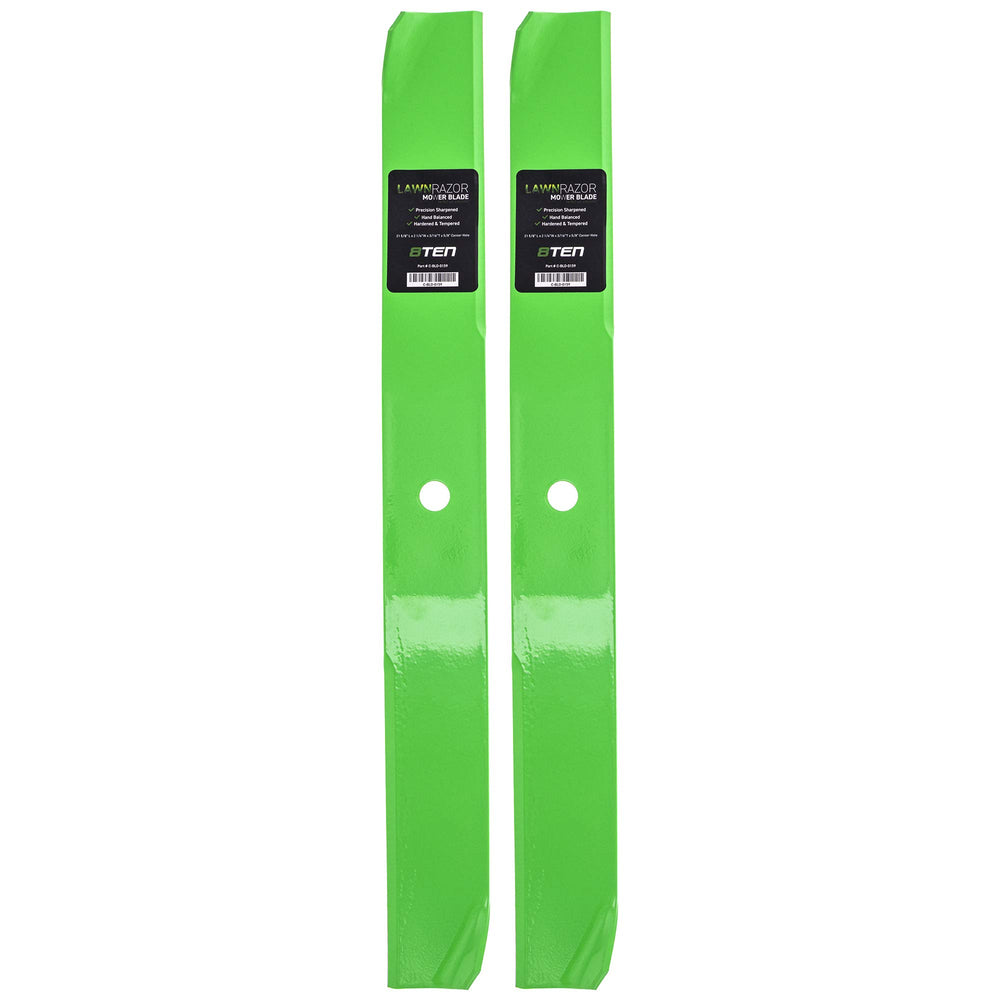 8TEN blade front packaging showing two blades and brand benefits