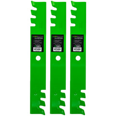 8TEN front view of three toothed replacement blades showing fit and quality