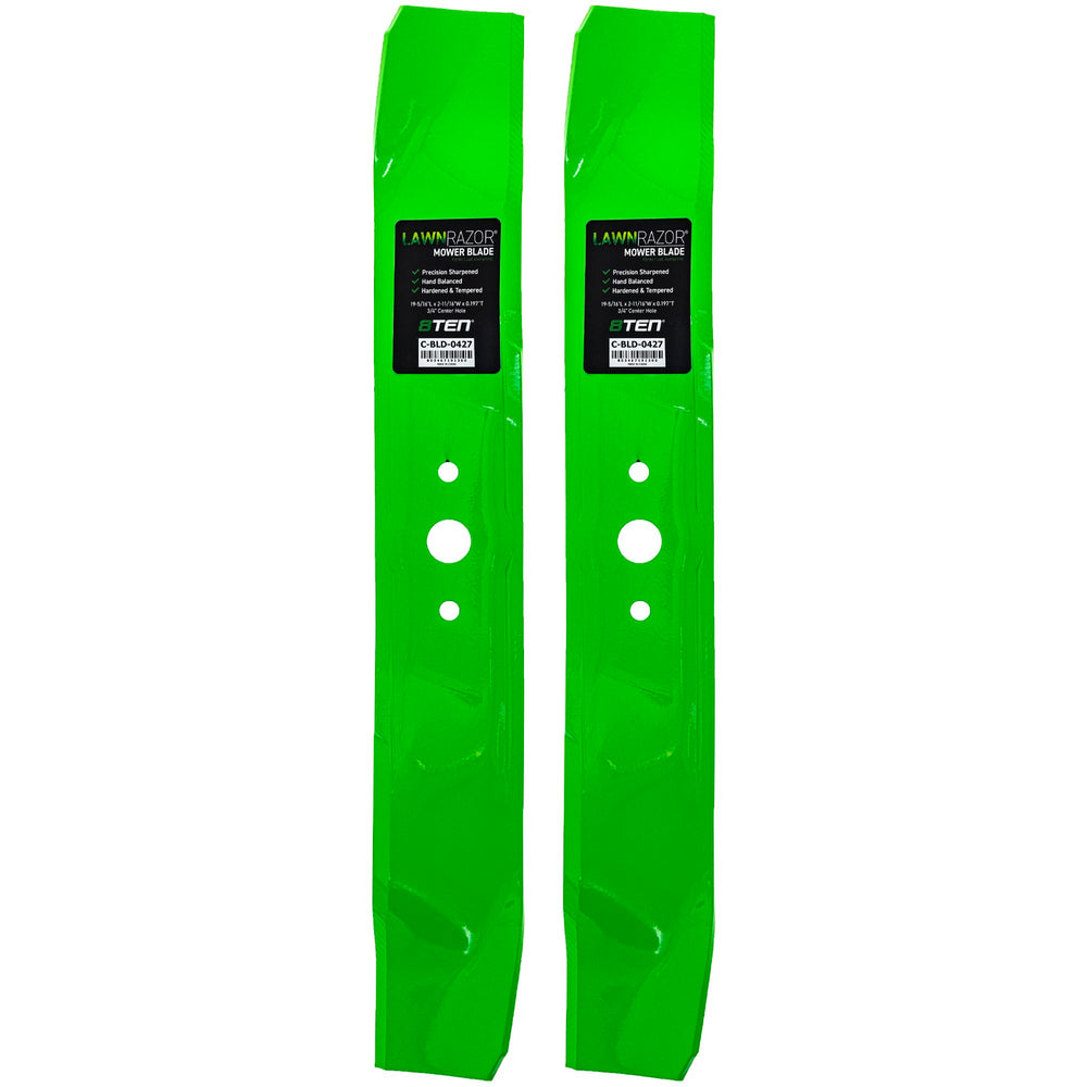 8TEN blade front profile showing clean fit and reliable cutting