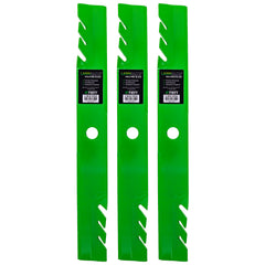 8TEN LawnRAZOR three-blade pack front view showing new blades and fit