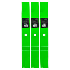 8TEN LawnRAZOR three-pack front view showing blades and packaging for easy replacement