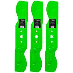 8TEN blade 3-pack front view showing product and benefits of full deck replacement