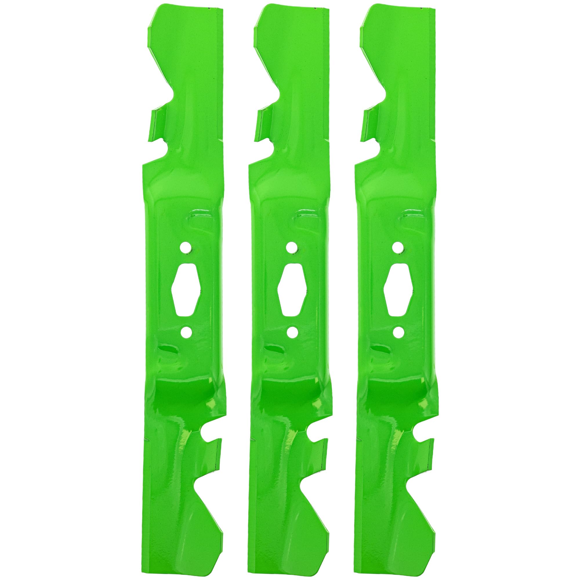 8TEN blade front view showing three blades, durable replacement benefit