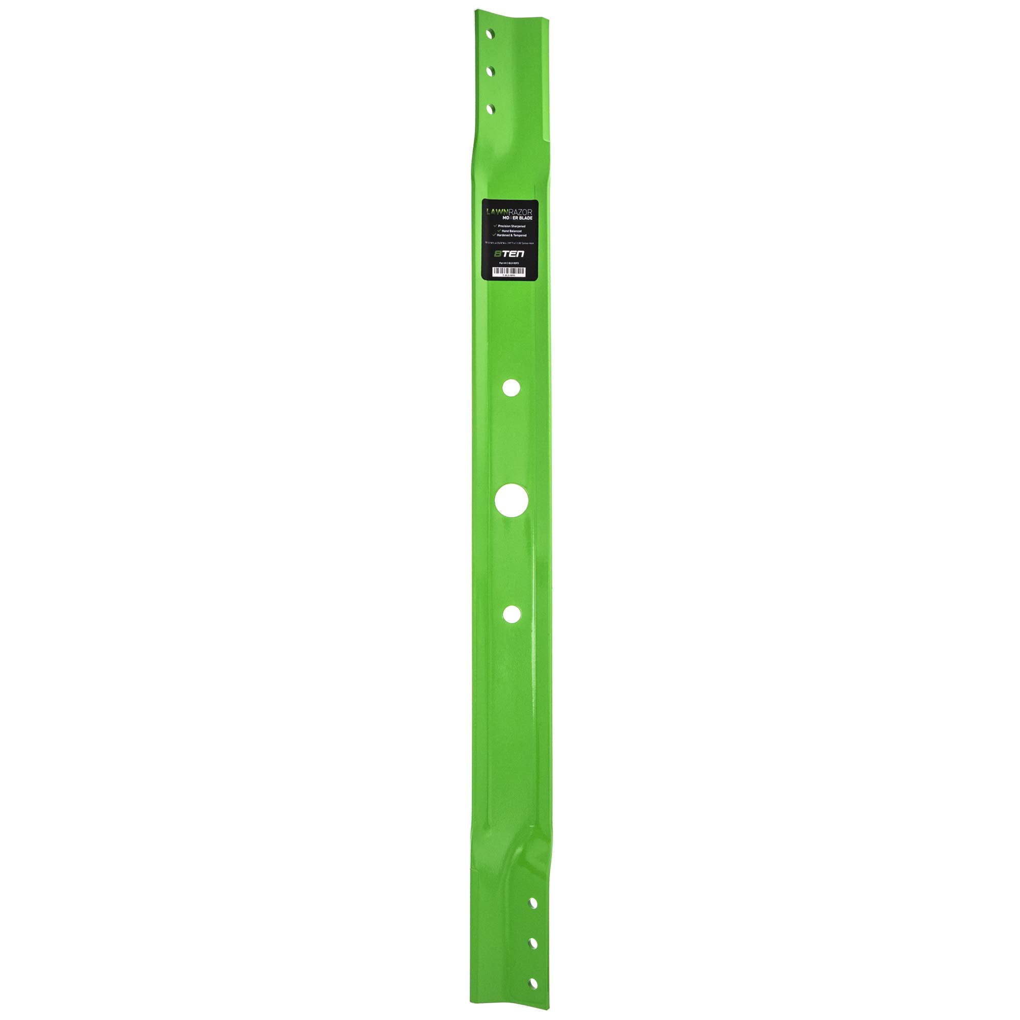 8TEN LawnRAZOR front view showing overall shape and mounting fit benefits