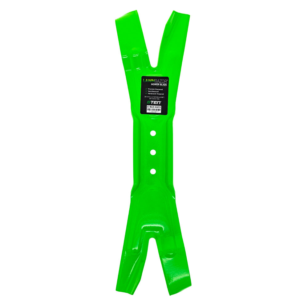 8TEN blade front view showing full length and fit for accurate replacement