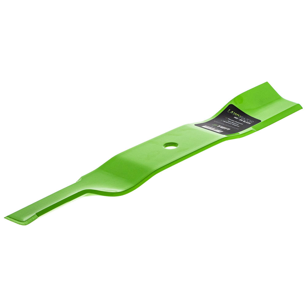 8TEN LawnRAZOR beside ruler showing 16 1/4 inch length for correct sizing