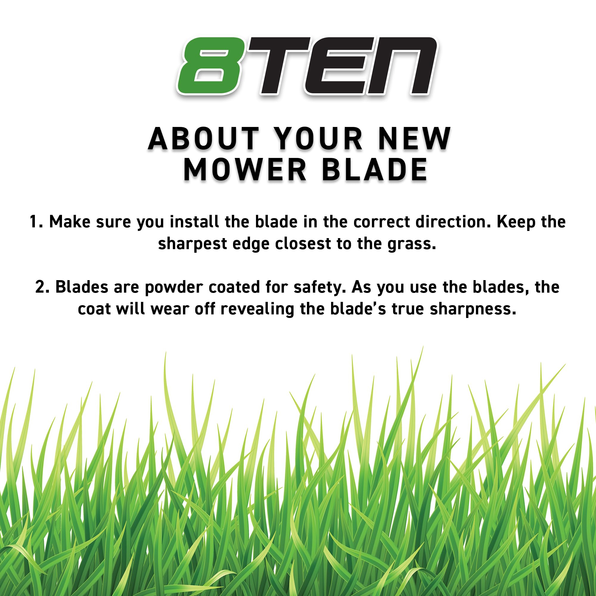 8TEN LawnRAZOR lifestyle image of landscaper mowing for efficient lawn maintenance