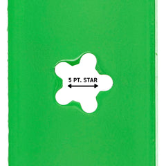 8TEN close-up of 5-point star center hole for Husqvarna matching and easy installation