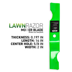 8TEN blade center hole detail showing 5/8 inch fit and secure mounting