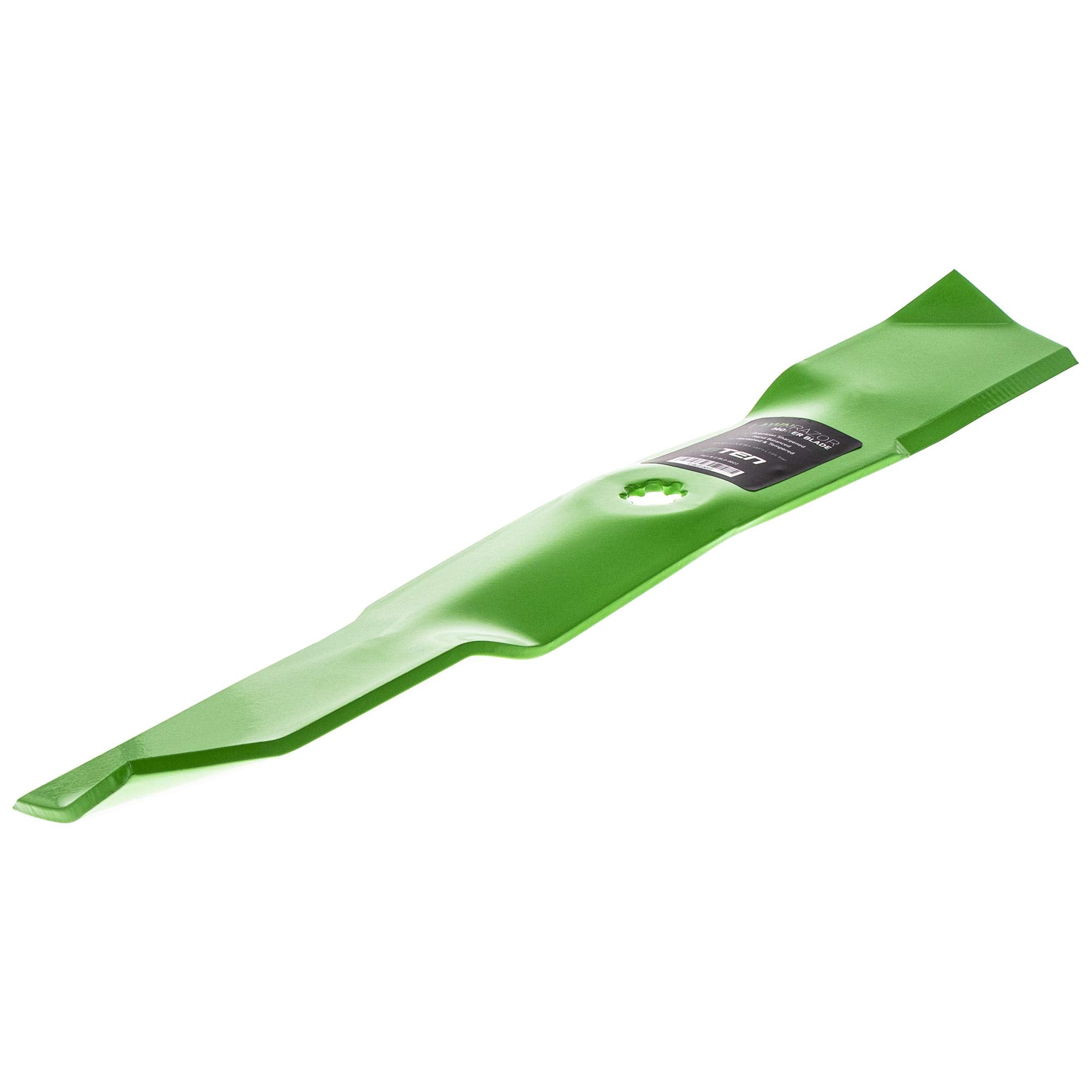 8TEN blade next to ruler showing 18 5/8 inch length for exact size verification