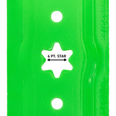 8TEN blade beside ruler showing exact length for correct deck fit