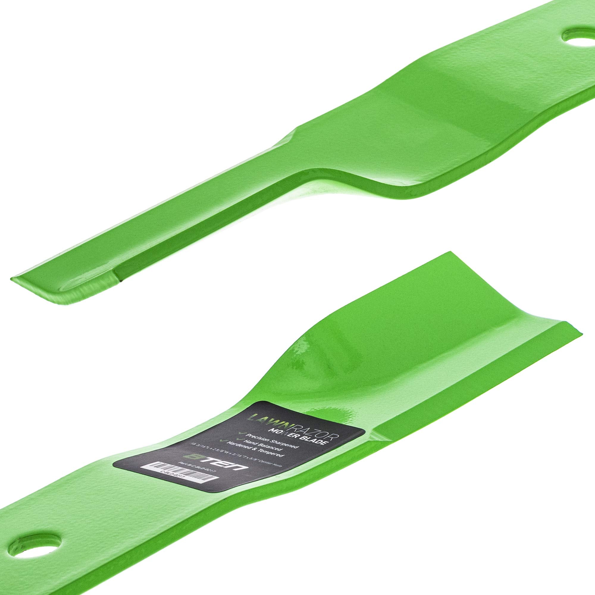 8TEN side profile showing high-lift shape for stronger deck suction