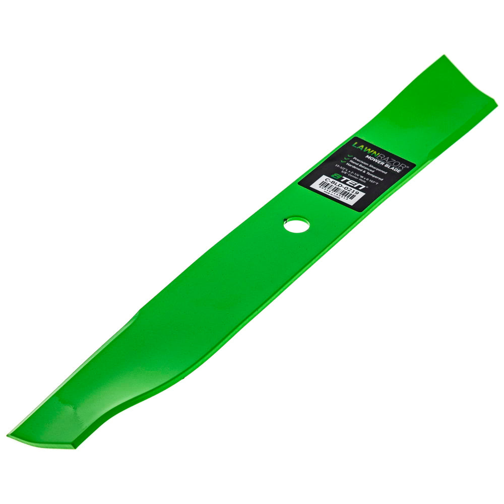 8TEN blade side profile showing 0.157 inch thickness for durability