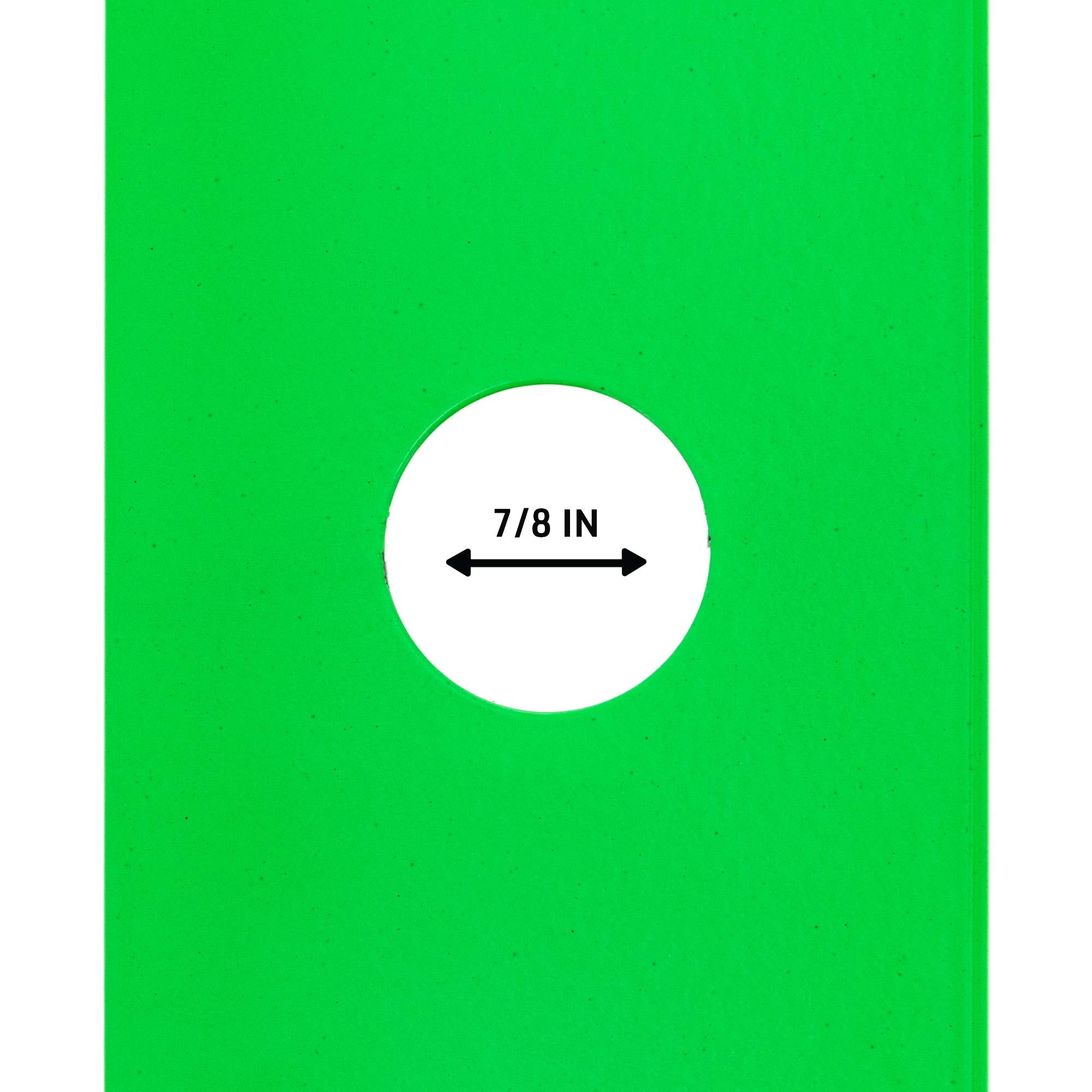 8TEN blade side profile showing 0.3125" thickness for durability