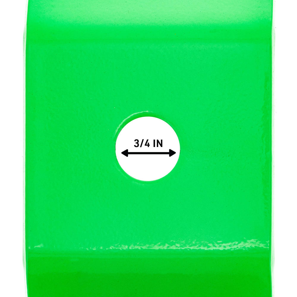 8TEN blade side profile showing 0.1875" thickness for stiffness and impact resistance