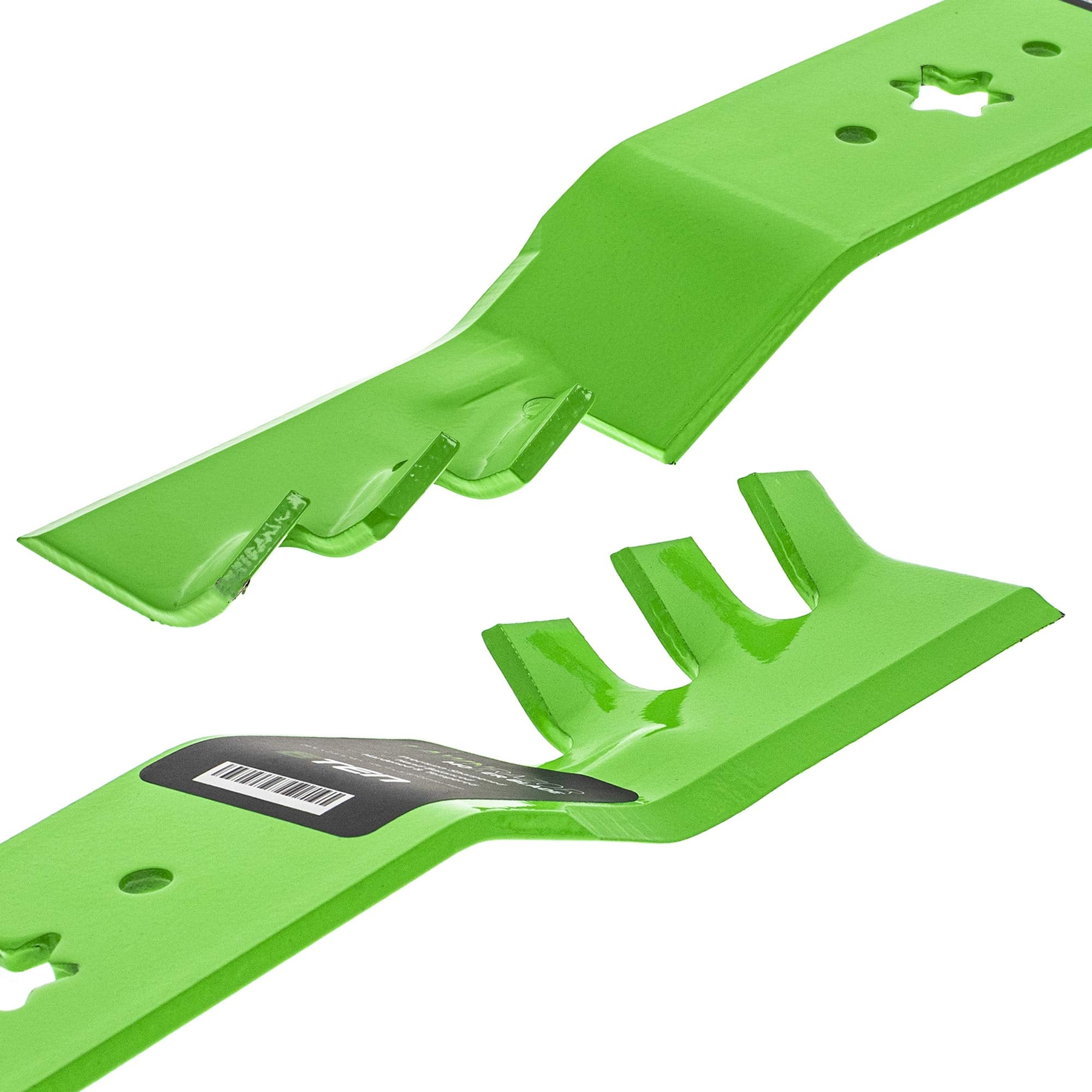 8TEN LawnRAZOR side profile showing 0.1875 inch thickness for durability