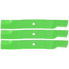 8TEN LawnRAZOR single blade top profile displaying balanced length and high-lift shape benefit