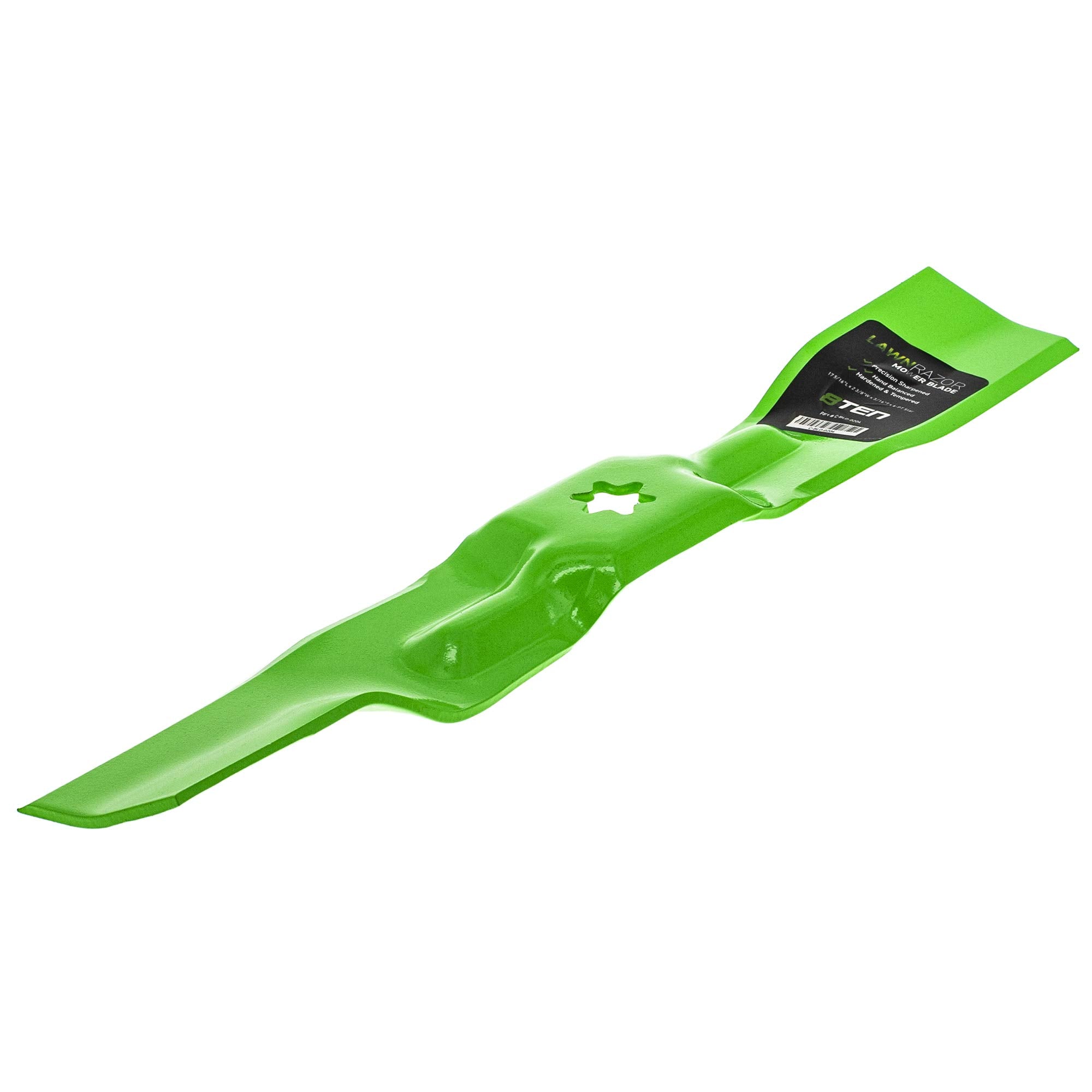 8TEN blade beside ruler showing 17 5/16" length for proper fit