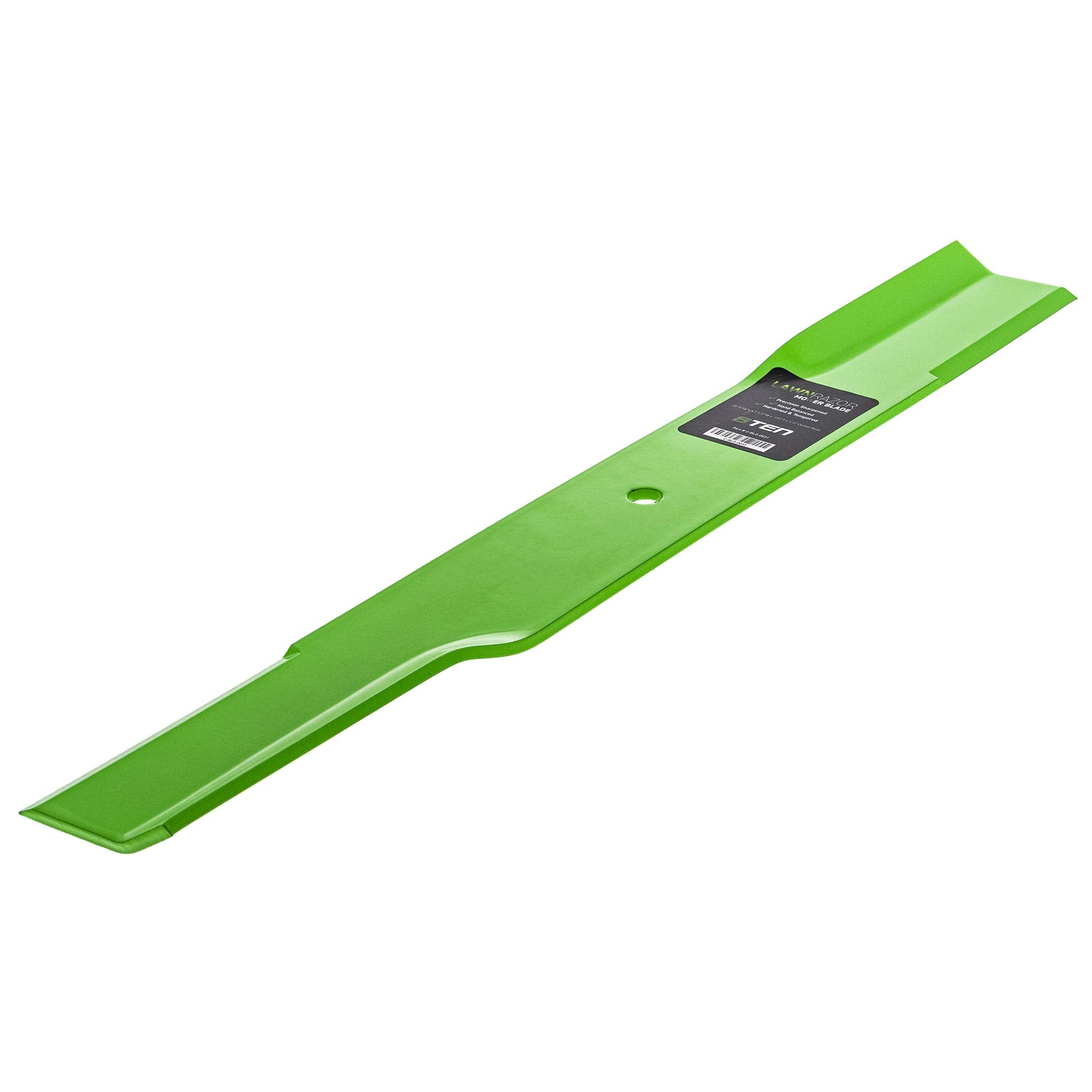 8TEN blade next to ruler showing 21 7/16 inch length for accurate fit checks