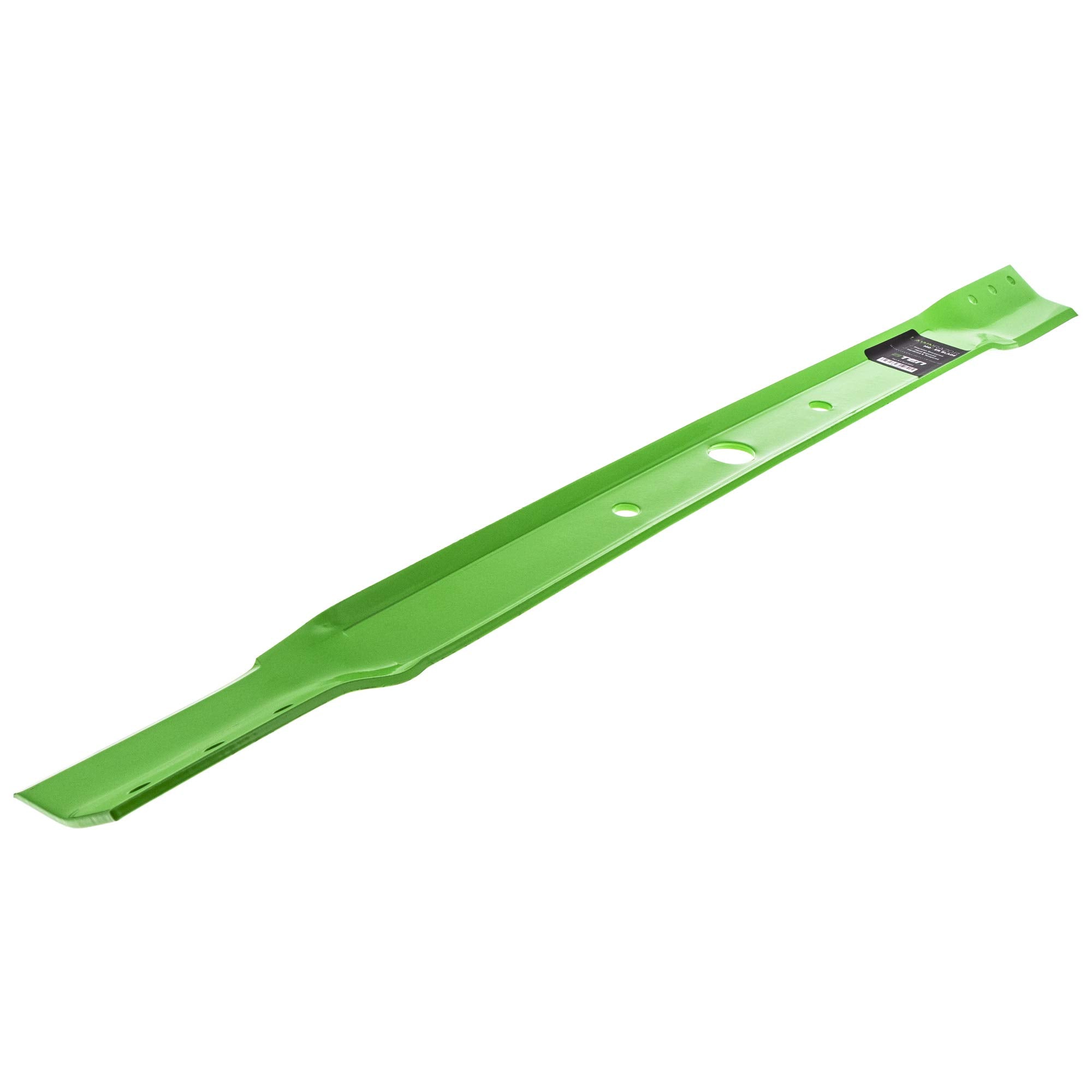 8TEN LawnRAZOR beside ruler illustrating 33 1/16" length for accurate fit