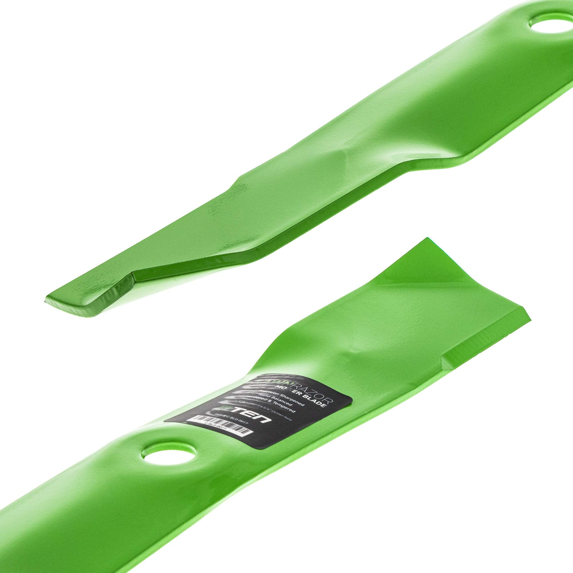 8TEN blade beside ruler showing 18 7/8" length for accurate sizing