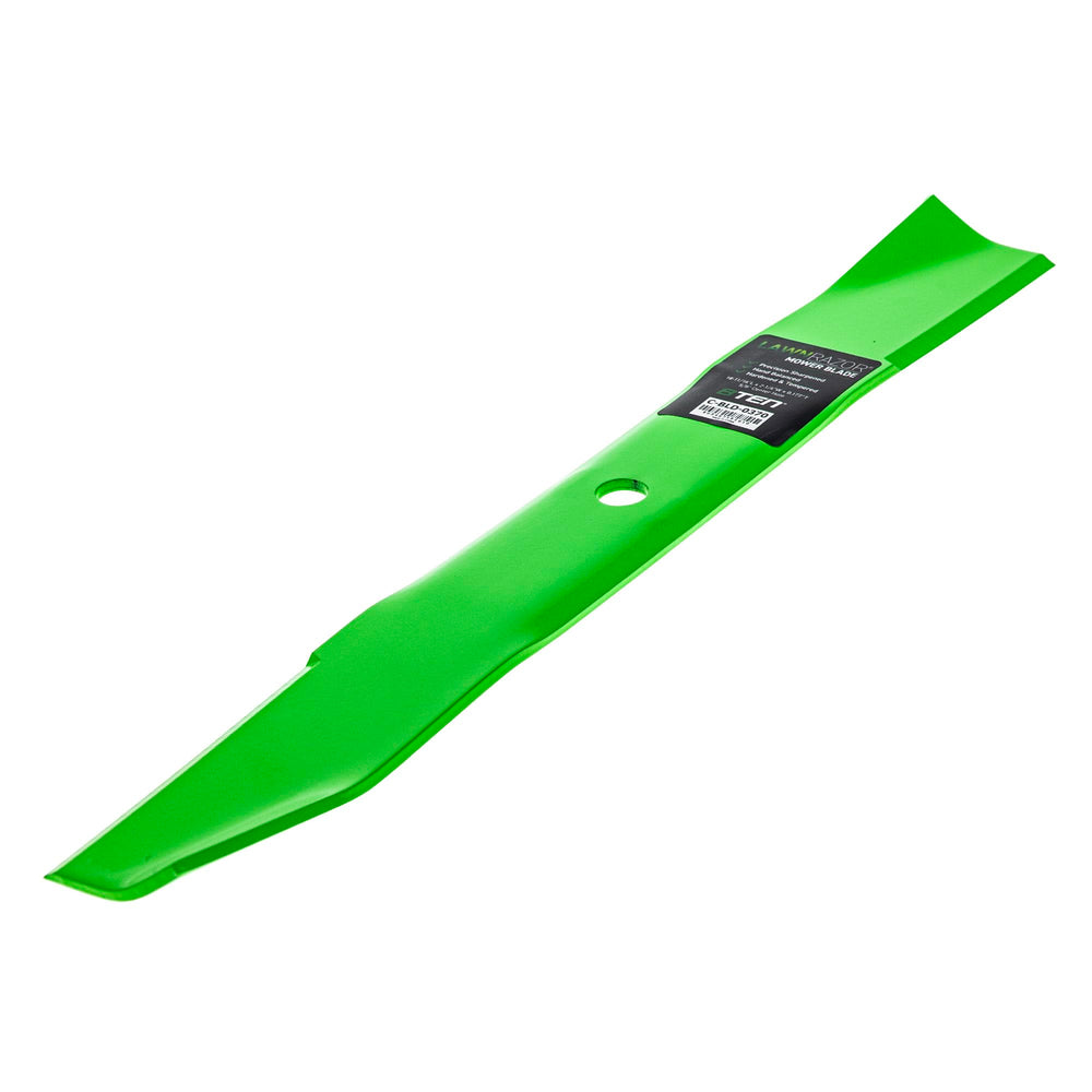 8TEN blade next to ruler showing exact 18.6875-inch length verification