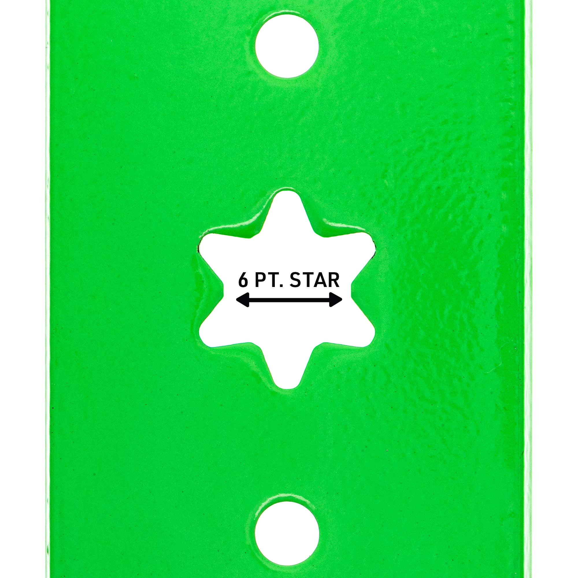 8TEN LawnRAZOR detailed 6-point star center hole ensuring correct OEM fitment