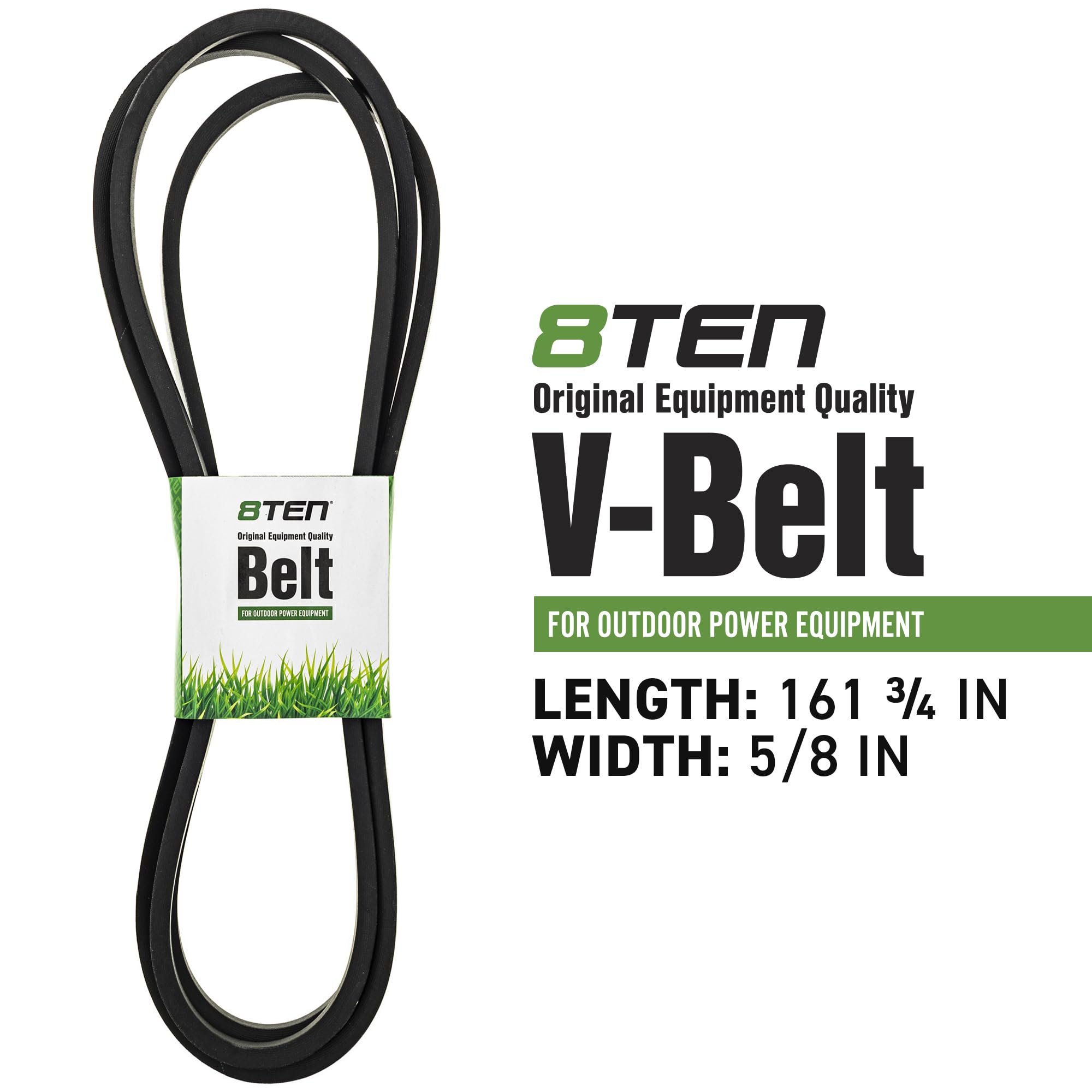 8TEN mower in use on lawn illustrating improved cut quality and consistent deck performance