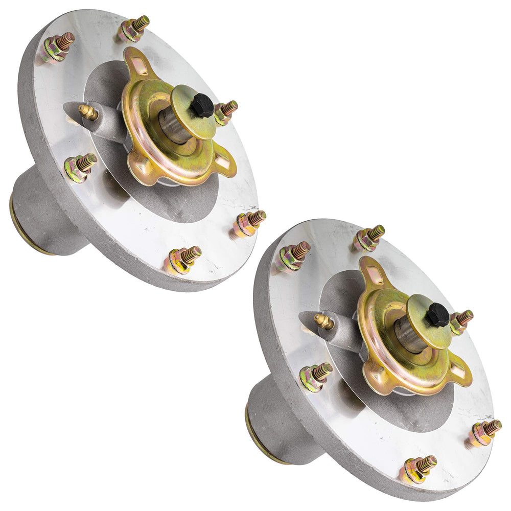 8TEN spindle assembly front view showing mounting points and improved fit