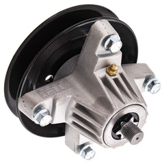 8TEN spindle blade mount closeup with hardware included ensures secure blade attachment benefit safety