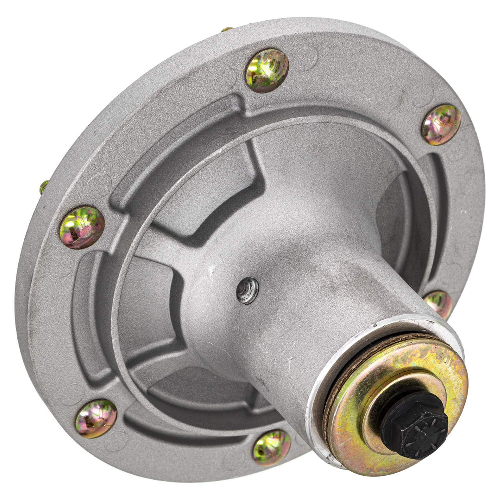 8TEN spindle with included blade mounting hardware for secure attachment