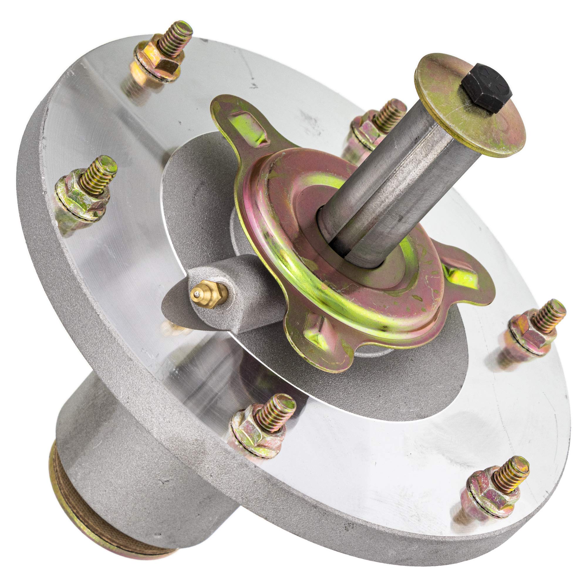 8TEN close-up of spindle keyway highlighting precise 1/4 inch fit