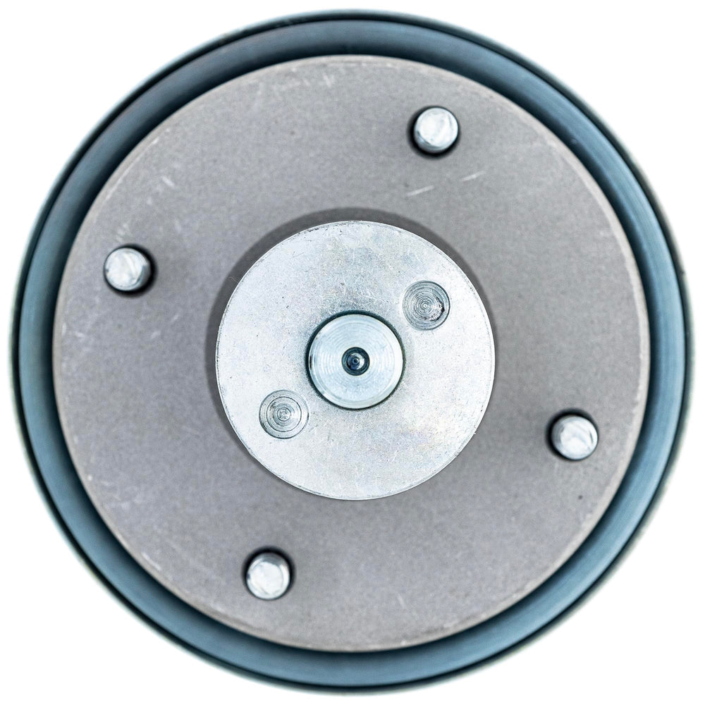 8TEN spindle side profile showing 5.6in height for correct deck clearance