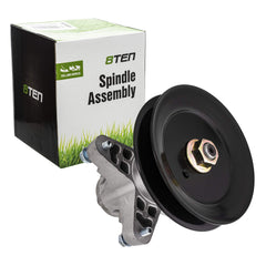 8TEN spindle front assembly showing mounting holes and finished housing for reliable fit