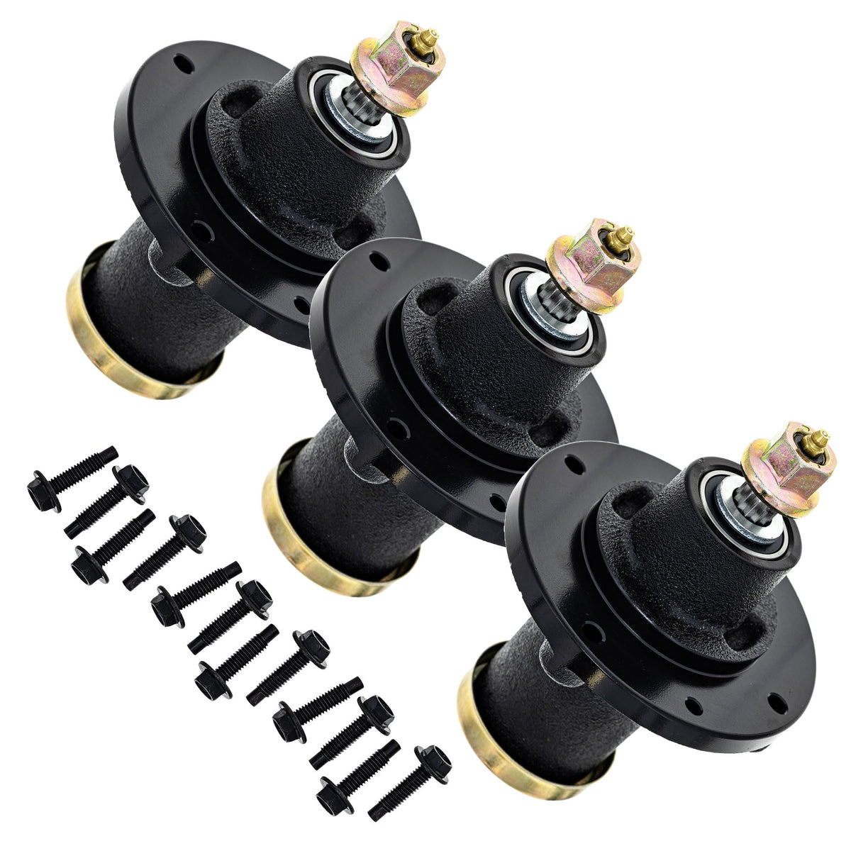 8TEN front view spindle assembly showing durable housing and fitment benefit
