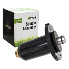 8TEN spindle front view showing mounting holes and robust housing for reliable fit
