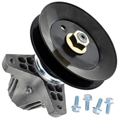 8TEN spindle front view showing solid housing and direct-fit benefit