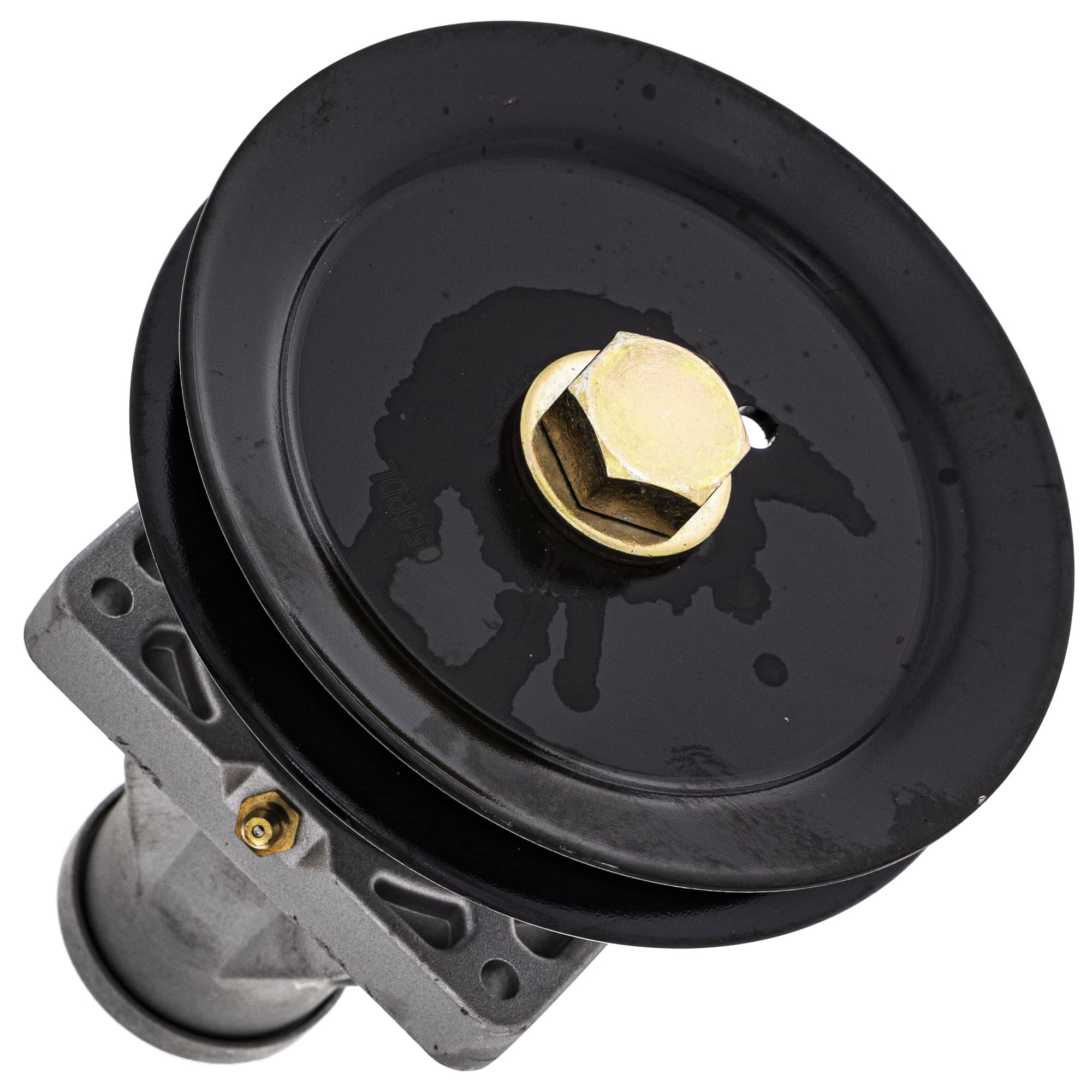 8TEN spindle pulley close-up highlighting 6.25 inch outer diameter for correct belt engagement