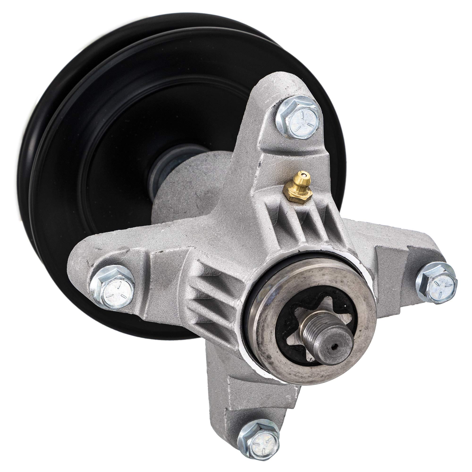 8TEN spindle pulley detail highlighting 5.5-inch diameter for correct belt alignment