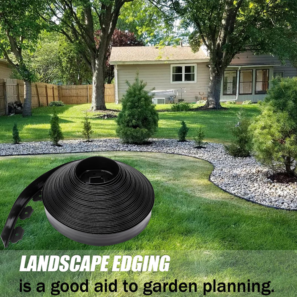 9TH SHOP backyard bed edging in use giving tidy lawn and flower separation