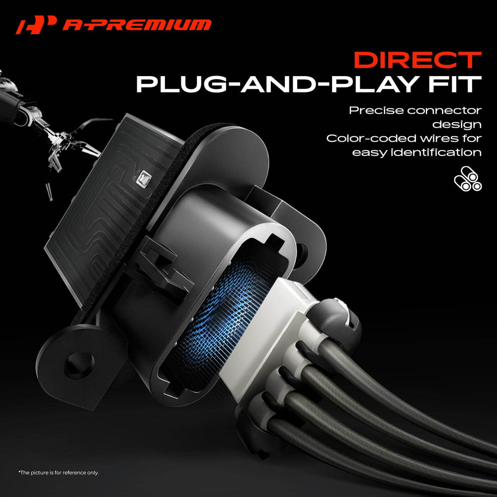 A-Premium installed under dash showing scale and how it restores multi-speed fan control