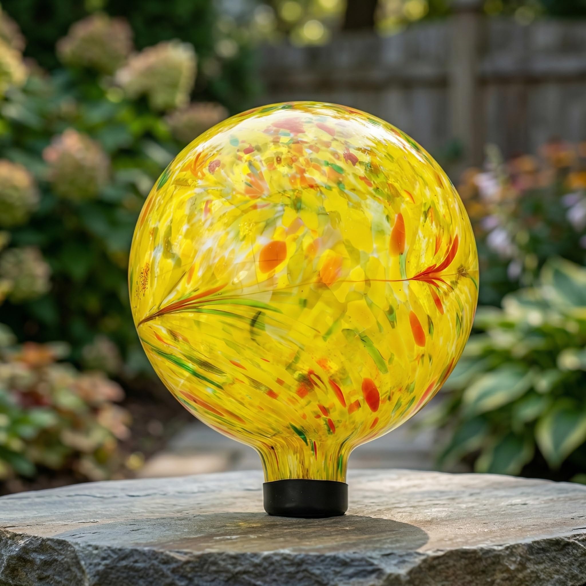 A Ting detail of hand-blown glass texture showing artisan uniqueness