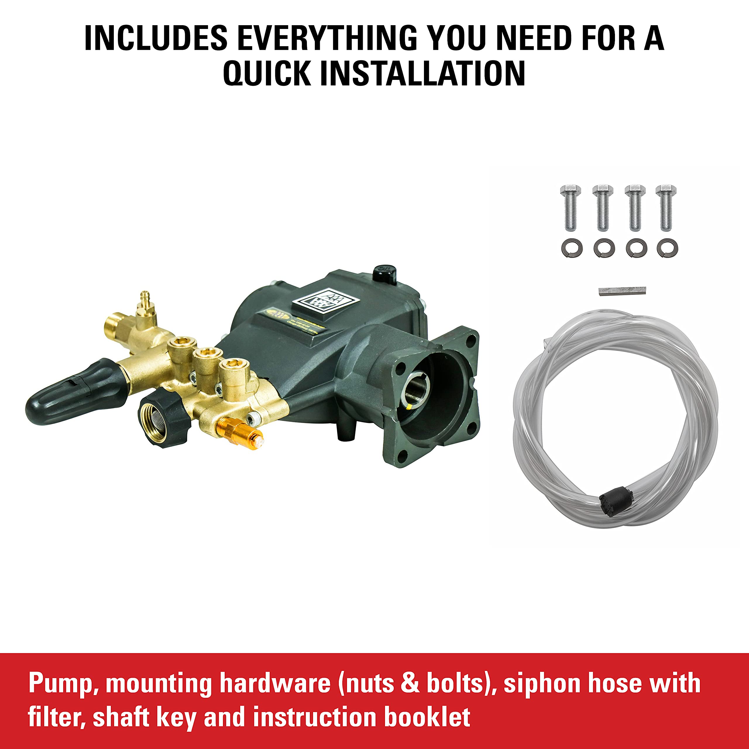 AAA M22 outlet and garden-hose inlet view for standard accessory hookups