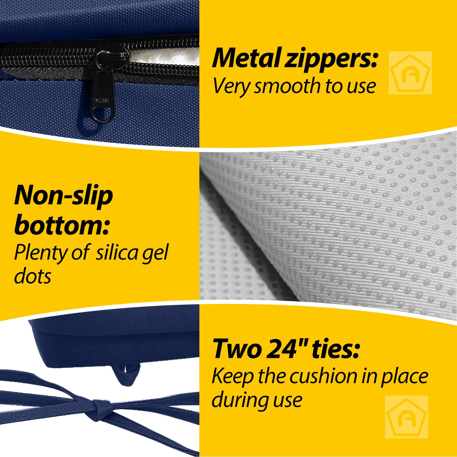AAAAAcessories hidden zipper detail for easy cover removal and cleaning