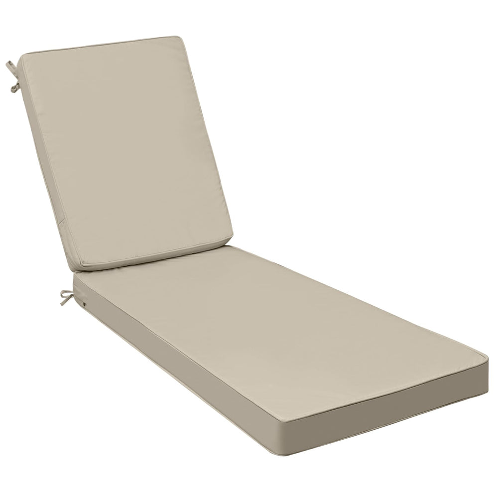 AAAAAcessories front view of chaise cushion showing full coverage and comfort